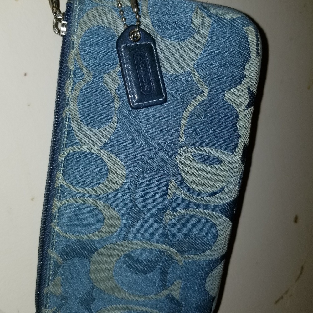 Baby Blue wristlet